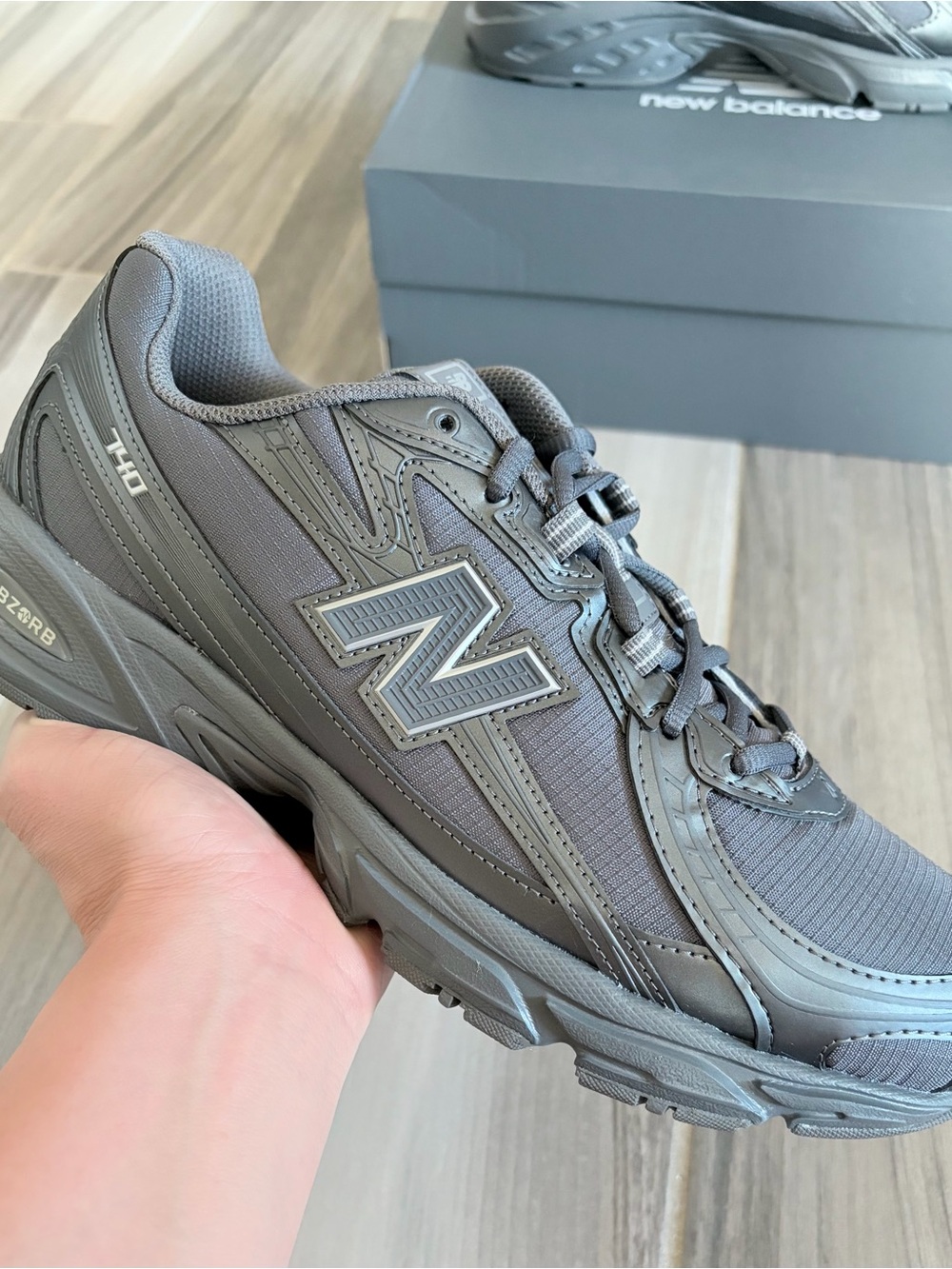Men's New Balance 740v2 Shoes - Castlerock Silver Metallic U740SS2 View 4